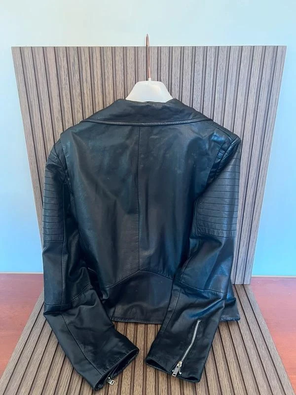 Casaco Rock Motard Alternativo en Cuero – Zara Woman – photo 2